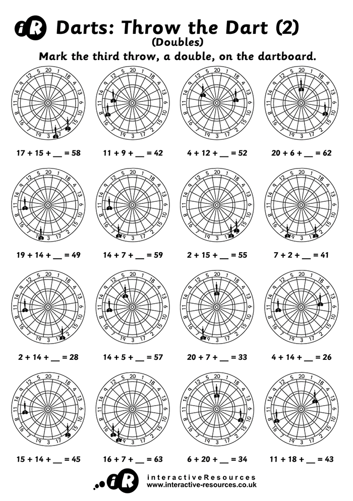 Darts: Throw the dart (Double)
