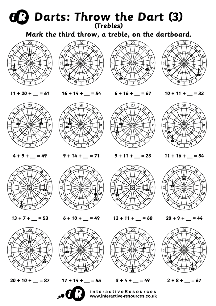 Darts: Throw the dart (Treble)