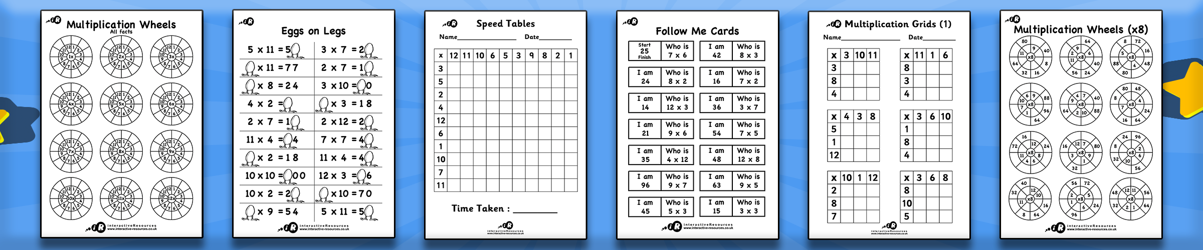 Teaching Tables Worksheets