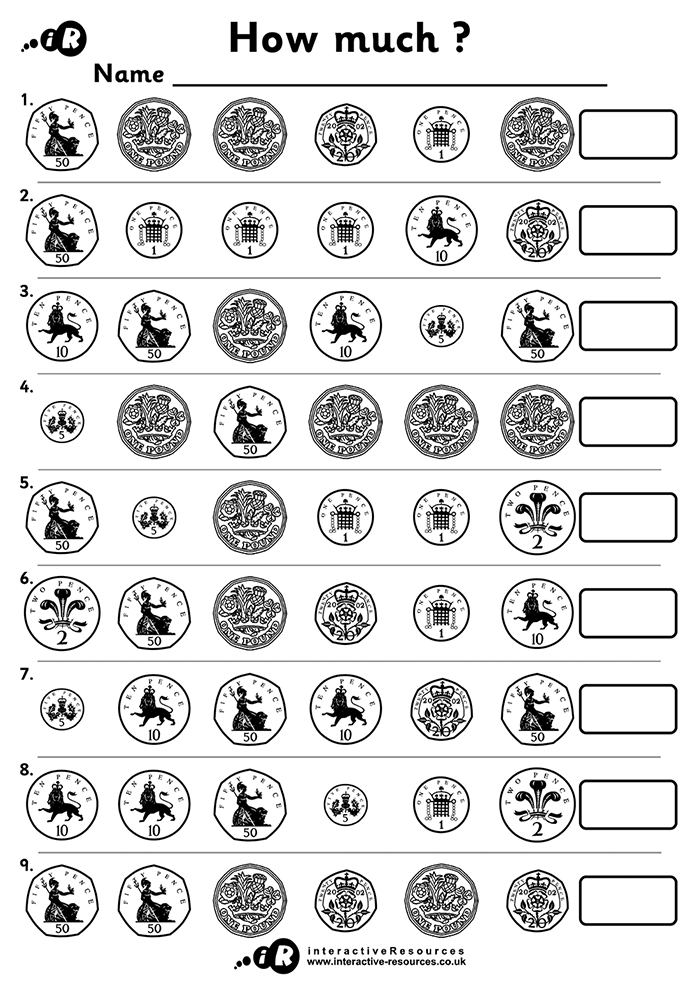 Money Worksheets