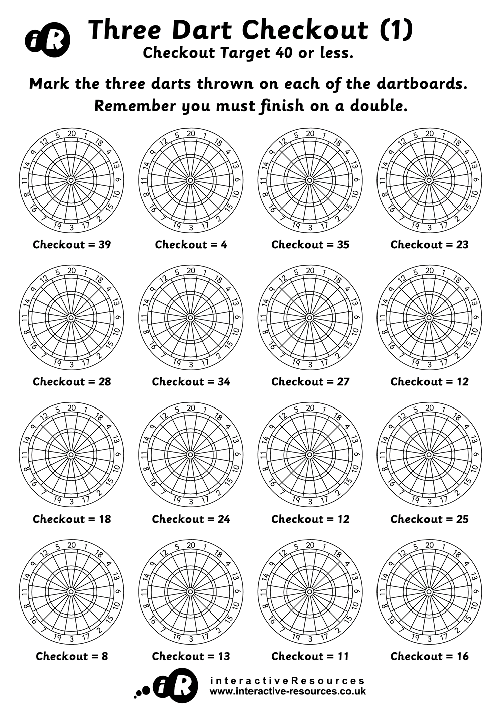 Three Dart Checkout (1)
