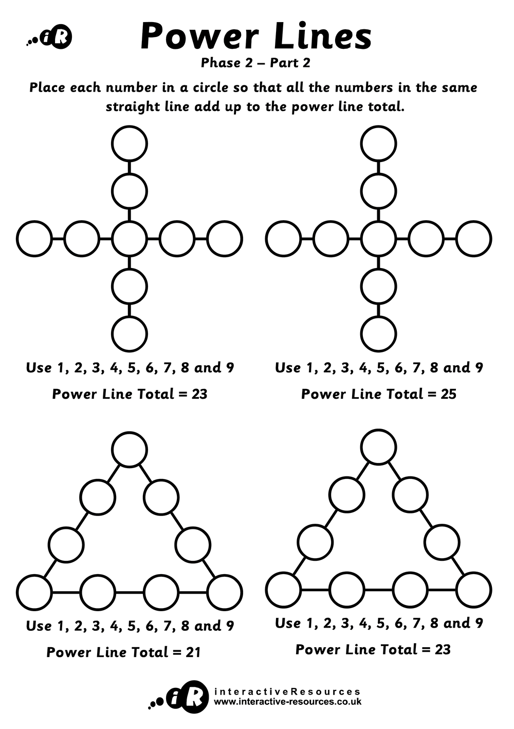 Power Lines Phase 2 - Levels 5 to 8